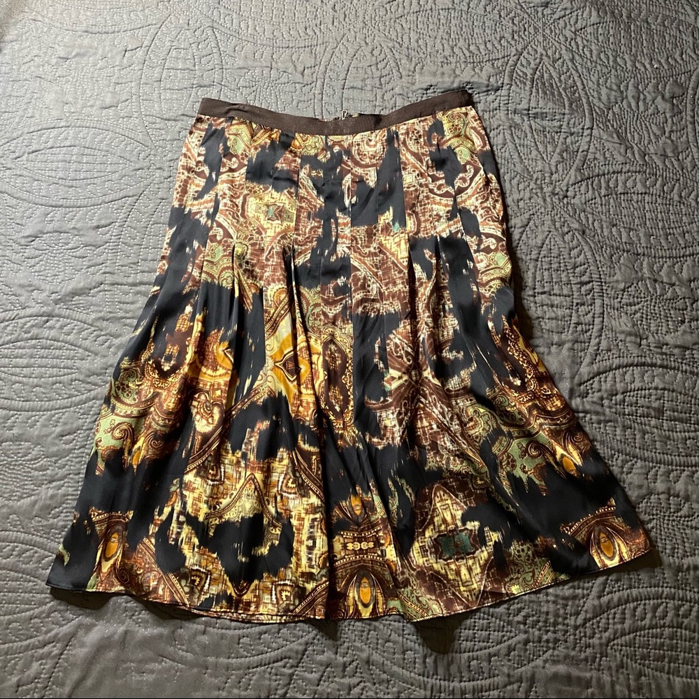Jones New York Satin Midi Skirt